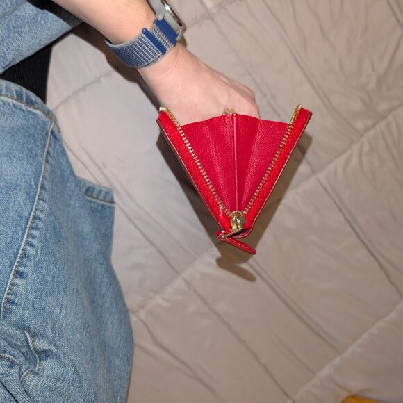 Cherry Red Coach Wallet - Picture 5 of 6